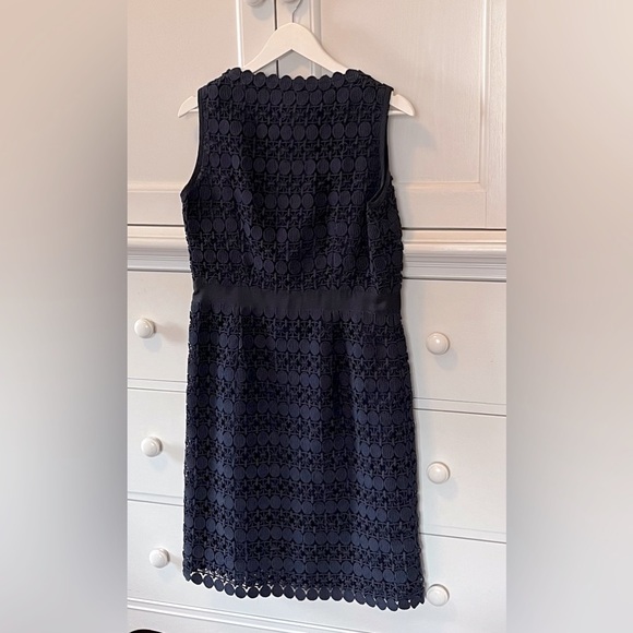 Tory Burch Navy macrame evening size 12 dress - Picture 3 of 15